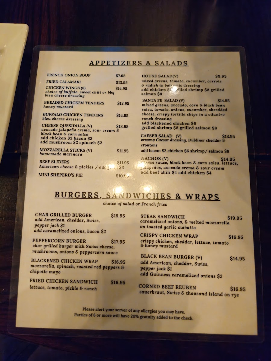 Ryan Maguire's Bar & Restaurant Menu - Image 4